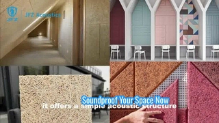 High Quality Wood Wool Acoustic Wall Panel 